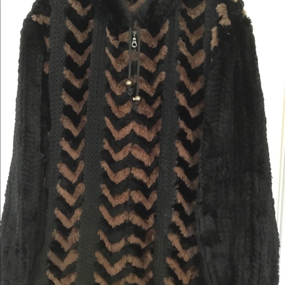 Knit Jacket with Hood - Picture 2 of 7